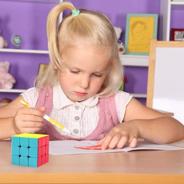 Rd-order Magic Cube, 3:e ordningens Magic Cube Pussel Magic Cube Barnleksaker Snabbt roterande Magic Cube Speed Cube Pussel
