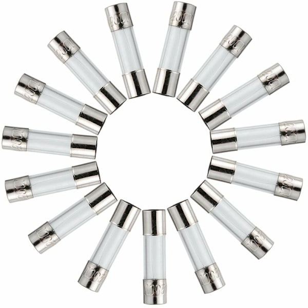 F3AL250V 5 x 20mm 3A 250V Snabbverkande säkring, 3 Ampere, 250 Volt, 0,2 x 0,78\" Glassäkring (100-pack)