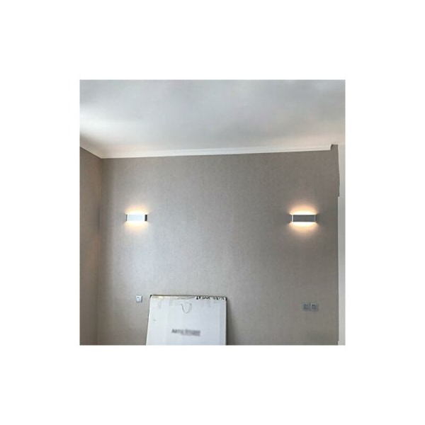 Moderna Aluminium Lång Strip LED Vägglampor Inomhus Sovrum Sängtrappa Vitt Ljus