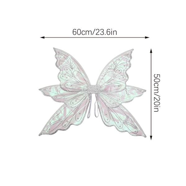 Bronzing Butterfly Fairy WingsSilver