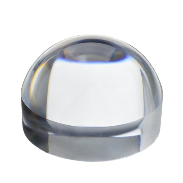 4x kupolförstoringsglas med halvkula optisk akrylförstoringsglas med lins för pappersvikt och läsning 50 mm