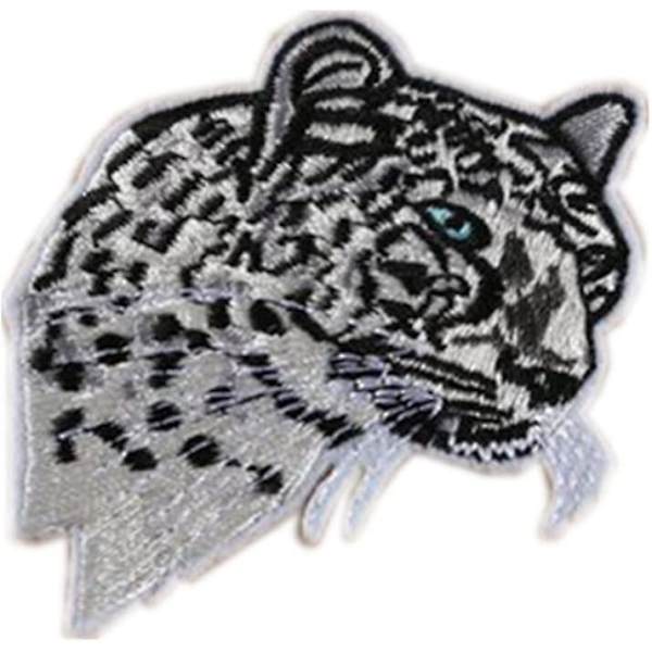 5 st Lejon Tiger Leopard Varg Hjort Djur Världen Serie Broderi Applikation Leopard Print