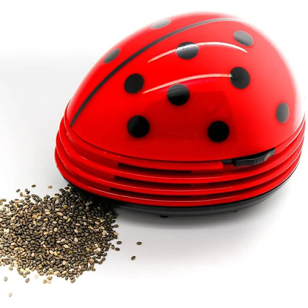 Pöytäimuri, mini, leppäkertun muotoinen