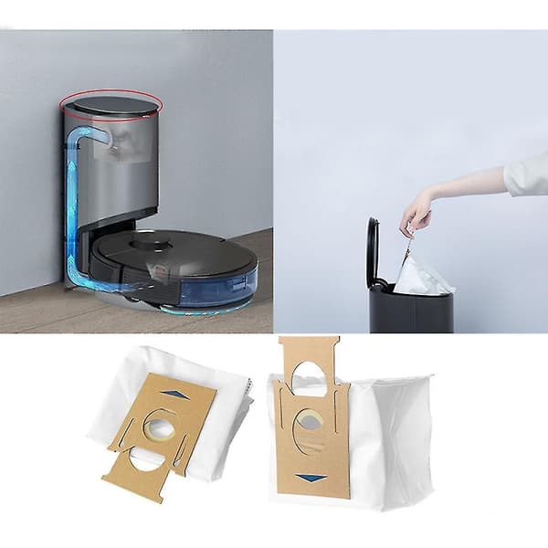 65 st För Ecovacs Deebot Ozmo T8 T8 Aivi Dammsugare Trasor Dammpåse
