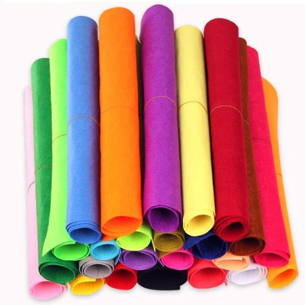 5 st stora filtbitar - 50*40cm DIY hantverk lapptäcke symaterial sorterade 5 färger stil 2