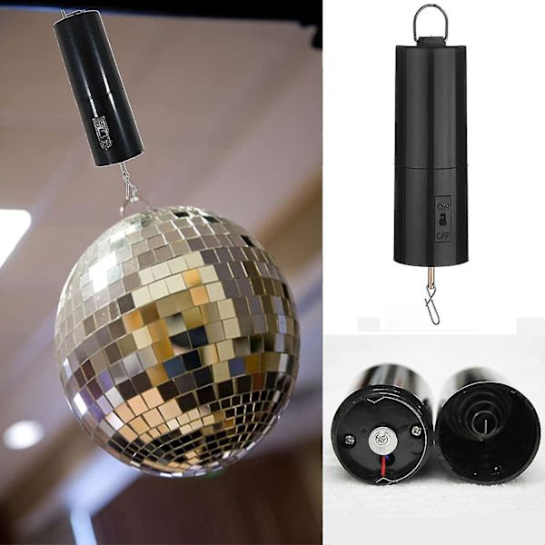 Liten rörlig roterande motor, batteridriven mini hängande display roterande motor för vindgivare kinetisk lindare, vindspel, spjälsäng, spegel discobal