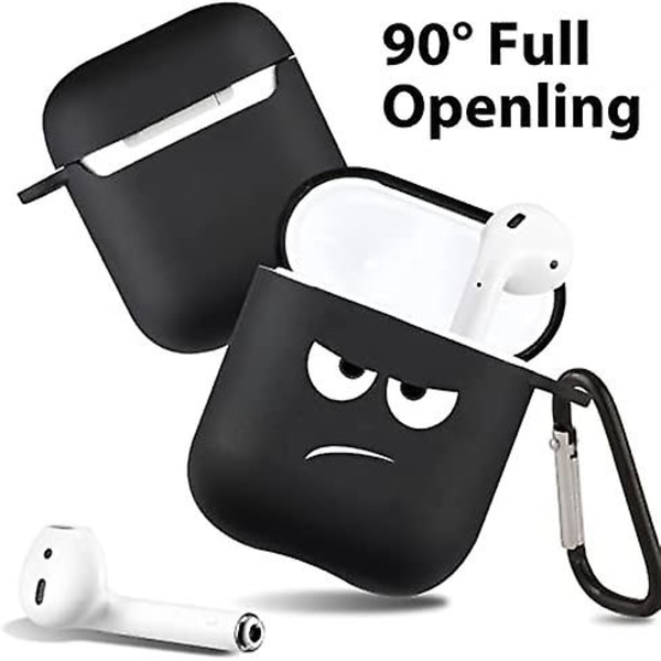 Til Airpod 1/2 Etui Sød Tegneserie 3d Unik Blød Tpu Dæk Sjov Mode Sjov Kawaii Karakter Stilfuld Design Etuier Kvinder Piger Drenge Teen Til Air Pods 1