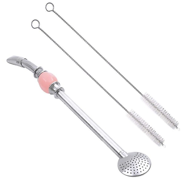 Kalebass Drickfilter Halm 304 Livsmedelskvalitet 18/8 Rostfritt Stål Avtagbart Filter