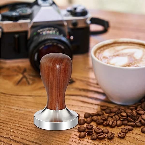 Espressotamp 51mm brun