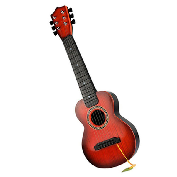 Barnens Mini Instrument Leksak Barnleksak Gitarr Pedagogisk Gitarr 6 Strängar Mini Gitarr