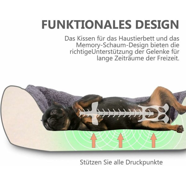 Kæledyrs kattemadras, blød hund seng, varm hund seng, kattetæppe, hund madras, hund sofa, kat sofa (sort)
