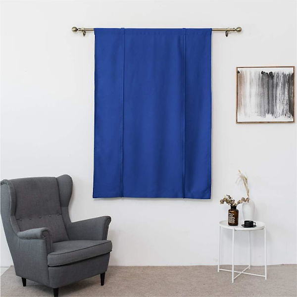 Mörkläggningsgardiner, stångficka isolerade rumsmörkläggningsgardiner, 60x120 cm