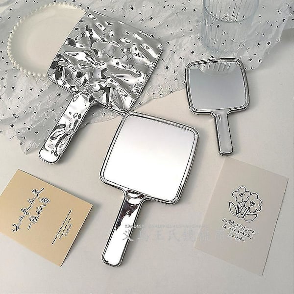 Hand With Comfy För Män Och Kvinnor - Bärbar Handhållen Frisör För Bakhuvud Hårklippning-26（L，silvery）