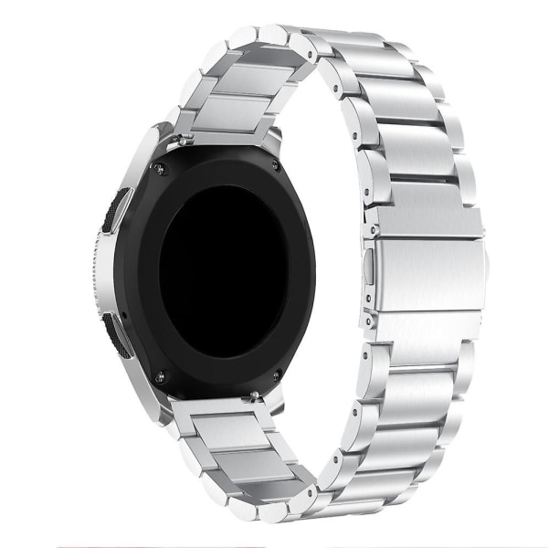 För Samsung Galaxy Watch 46mm Triple Bead BandSilver