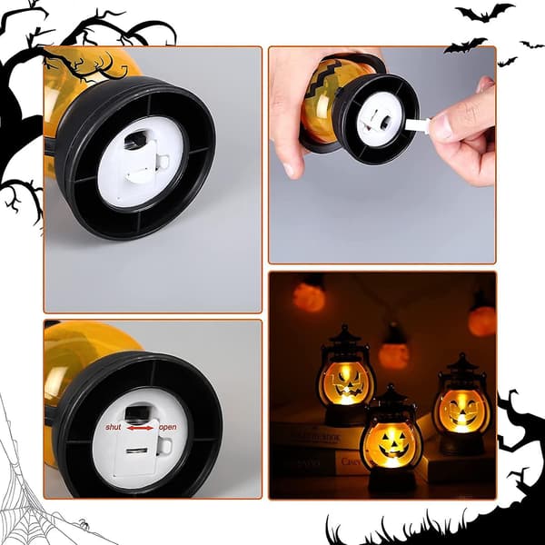 Vintage pumpa lykta, 6 st pumpa, lykta pumpa