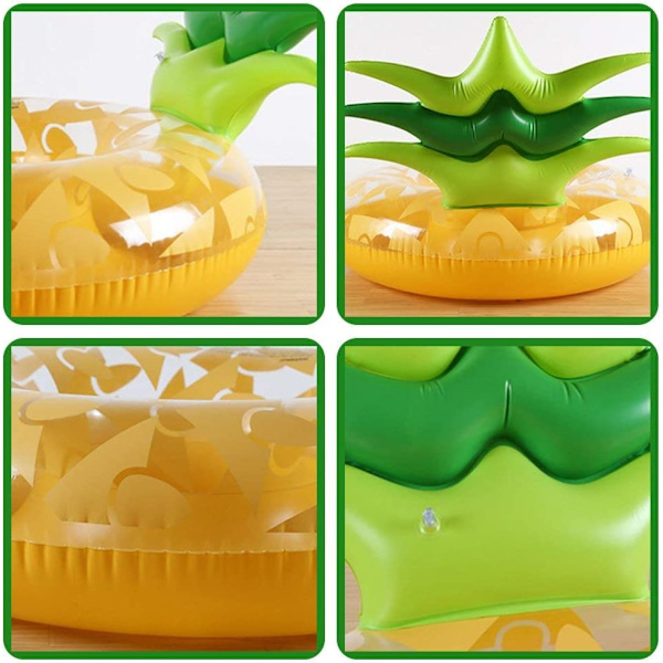 Luftmadrass - 43\" Ananas Simring Vatten Strandfest Leksak