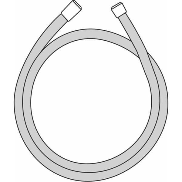 Duschsslang 2,00 m vrid- och knäckresistent, krom, 28274000, T-Audace