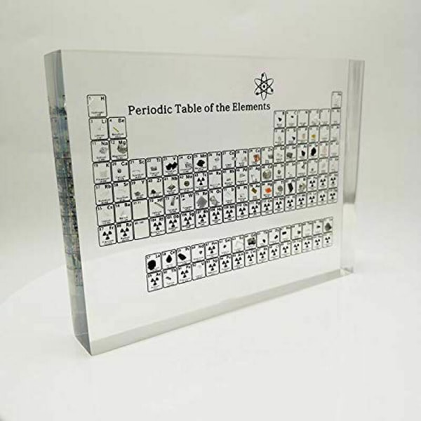 Akryl Periodiska Systemet Display Barn Undervisningshjälpmedel Heminredning Kristall Kemiska Element Display