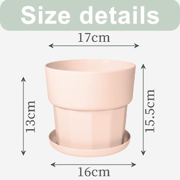 Blomkrukor, plastkruka, dräneringssystem, vattenreservoar, modern design, inomhus/utomhus.