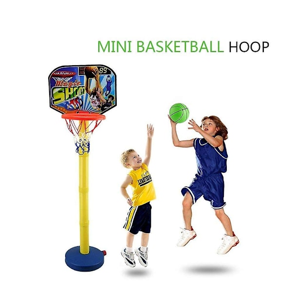 18 cm Mini utbytbara basketbollar för Mini basketkorg, små gummiballar för barn för inomhuslekplats pool
