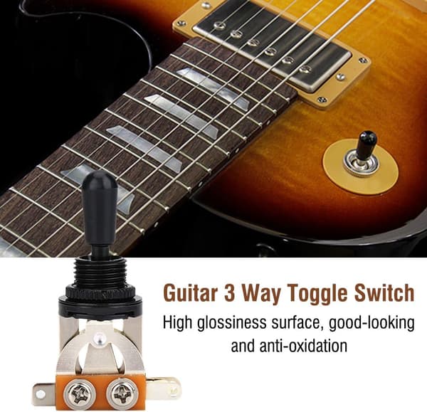 3-vägs gitarrväljare, metallgitarr pickups
