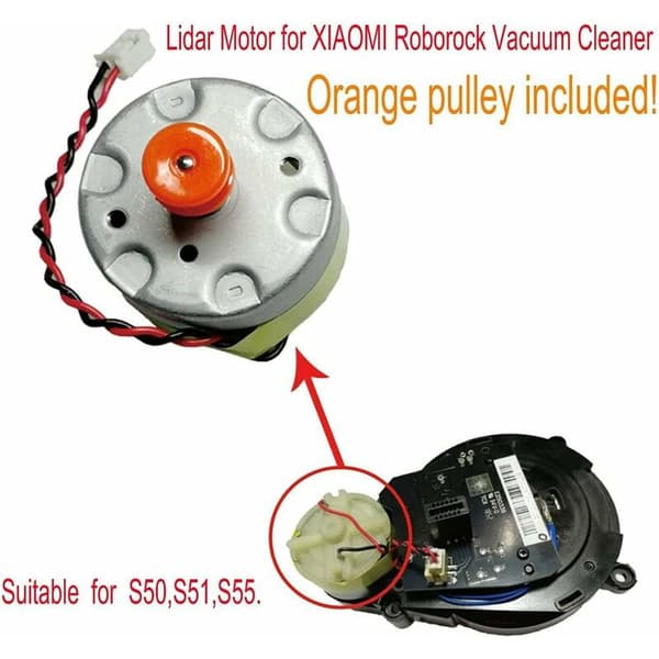 Laseravståndssensor LDS Lidar Motor för Xiaomi Roborock S50/S51/S55 Dammsugare