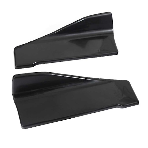 2 st/set Universal Bil Bakre Stötfångare Främre Bakre Spoiler Läpp Vinkel Splitter Diffuser Anti Repor Krock Modifierade Winglets Sidoskjolar Auto Dekor Tillbehör