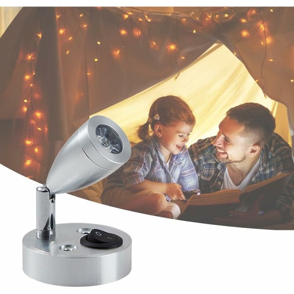 12 Volt LED-läslampa - LED-sänglampa - 180° justerbar miniclip-on-ljusstrålkastare för båt RV husvagn lastbilstuga, T-Audace