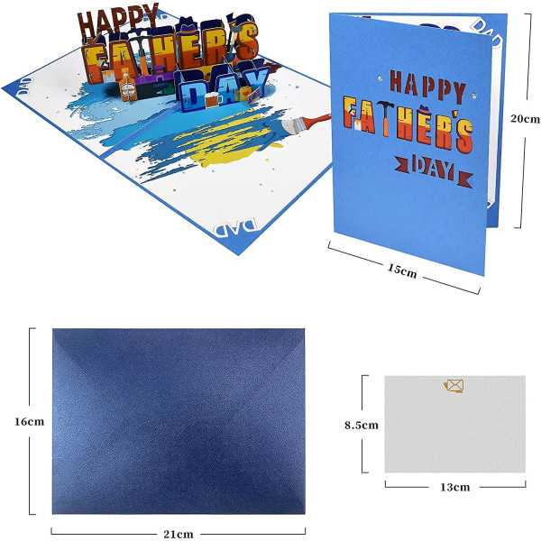Myror 3D pop-up gratulationskort till fars dag, gratulationskort till fars dag av Dadstyle 1