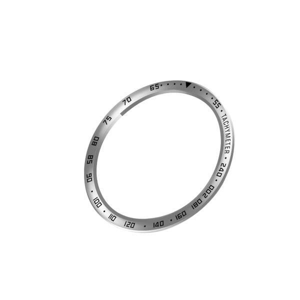 För Samsung Galaxy Watch4 Classic 42mm E Bezel Graduated Ring Metal Protective Ring42mm Silver
