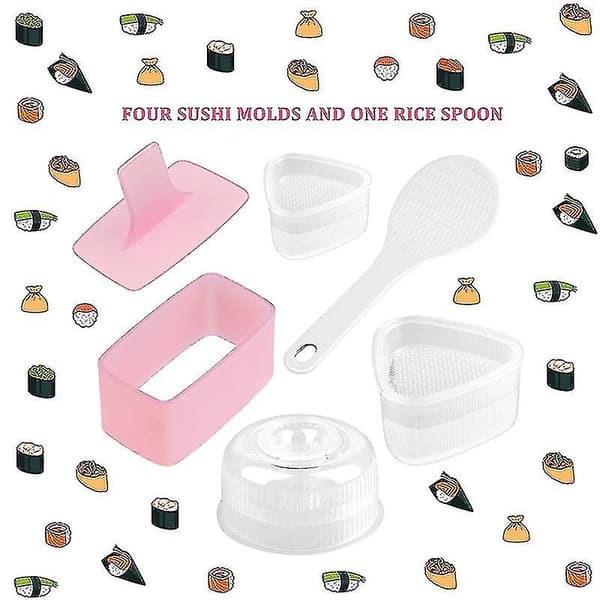 Sushi Maker Formar Onigiri Form Ris Paddel Sushi Tillverkning Form För Hem