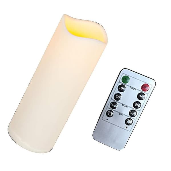 Evig glöd LED inomhus/utomhus ljus, timer, Bisque, 3\" X 9\"