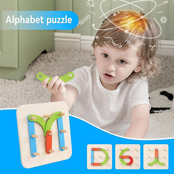 Pojat Tytöt Puinen Koulutus Esiopetus Leikki Leikkikalut Patchwork Leikkikalut