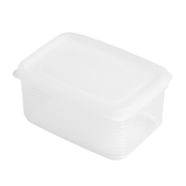 590ML/1.2L/1.8L Kylskåpsförvaringslåda Transparent Grönsaksfruktbehållare Behållare för Homeiang（S）