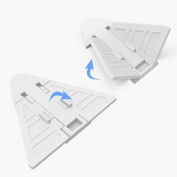 Skjutdörrslås för barnsäkerhet - 2-pack barnsäkra fönsterlås, dörrlås (vita)
