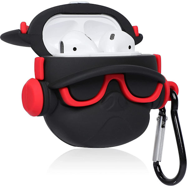 Til Airpod 2/1 Etui Dyretegneserie Kawaii Design Cover Til Airpods Silikone Etuier Air Pods Søde Sjove 3d Sjove Bløde Designer Unikke Smukke Til Piger Drenge