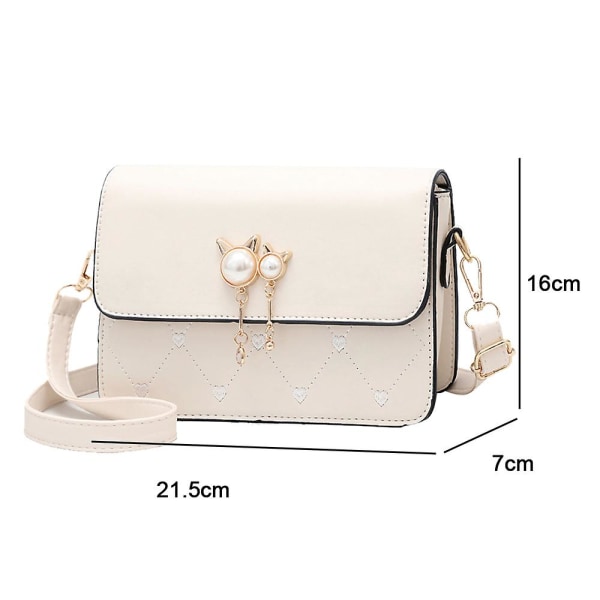 Vårens nya mode Axelväska version av Cat Head Single Shoulder Crossbody Bag Candy Color
