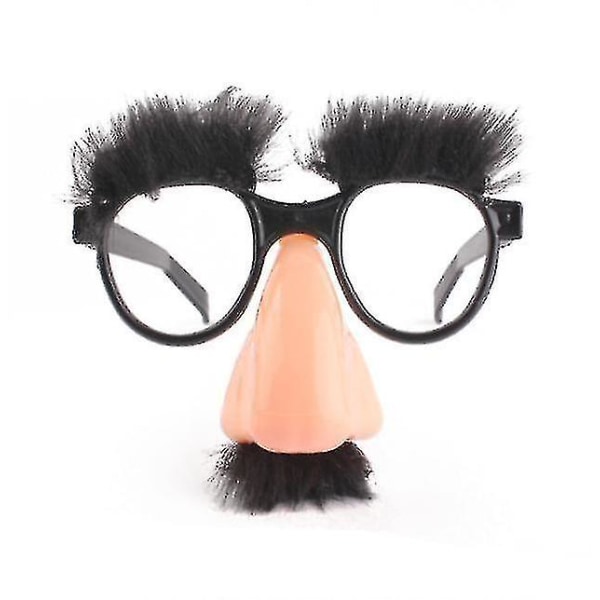 Rolig näsa förklädnadsglasögon med mustasch, festpresent, Halloween kostymtillbehör-9