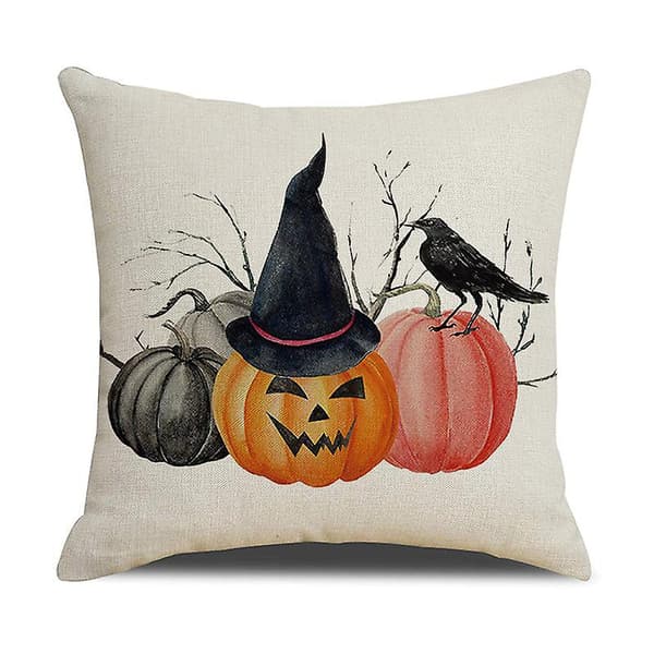 4-pack Halloween örngott pumpa örngott Halloween kuddfodral