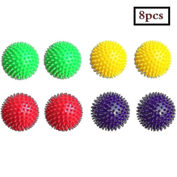 Unibest Igelball Massageboll Noppenball 8cm 12er-set 6 Farben