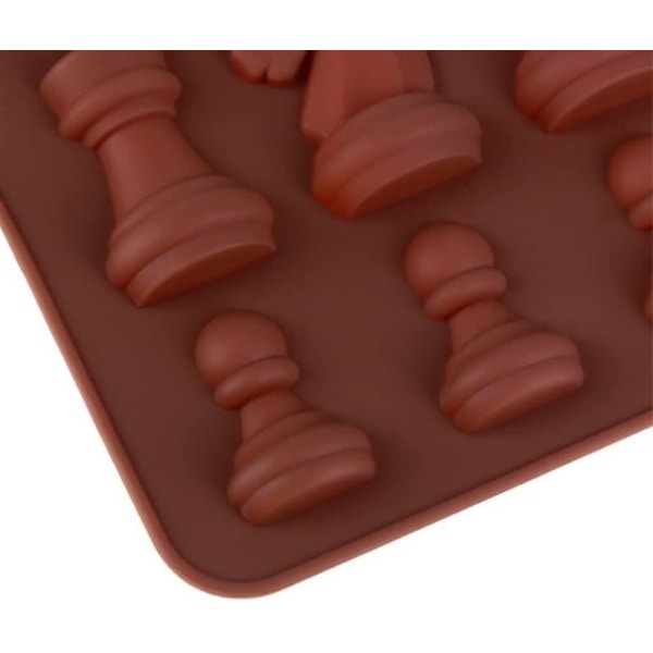 16 håls silikon chokladform godisform schackform