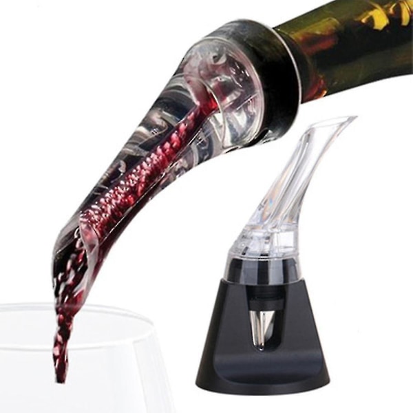 Pip Droppfri vinkaraffe flaskhällare, kompatibel med vin direkt perfekt present kompatibel med vinälskare
