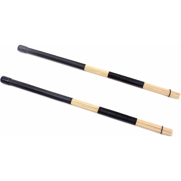 1 par 40 cm professionella trumborstar i bambu med gummigrepp
