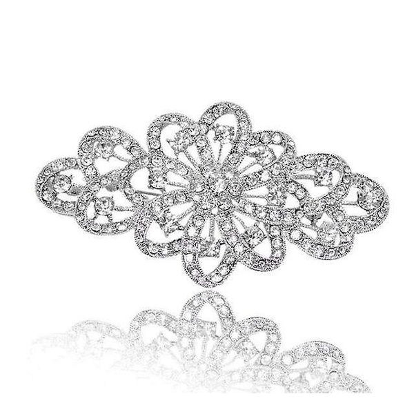 Kristallbrosch, brudbrosch, brudbrosch smycken, brudkläder accessoarer
