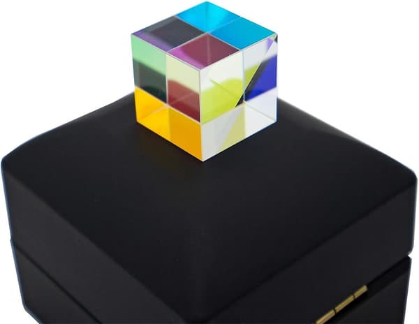 2 cm X kubisk dikroisk prisma