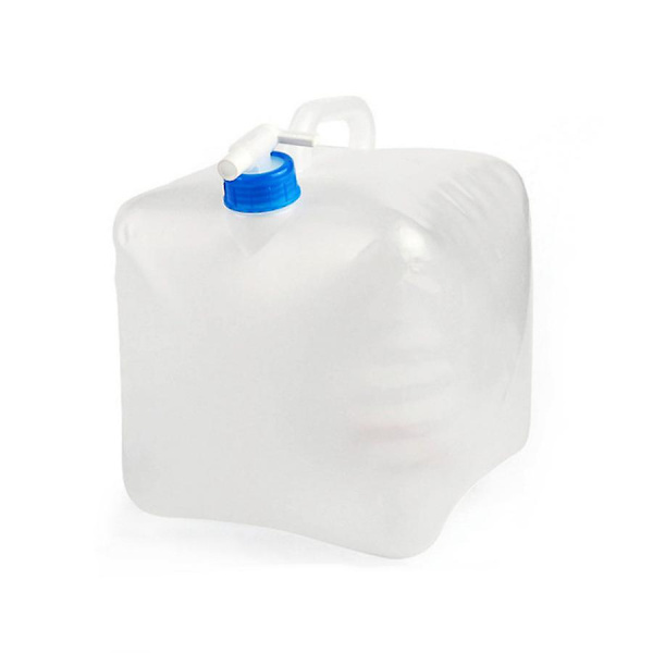 Hopfällbar vattenbehållare - 10 liters campingvattenbehållare för nödsituationer