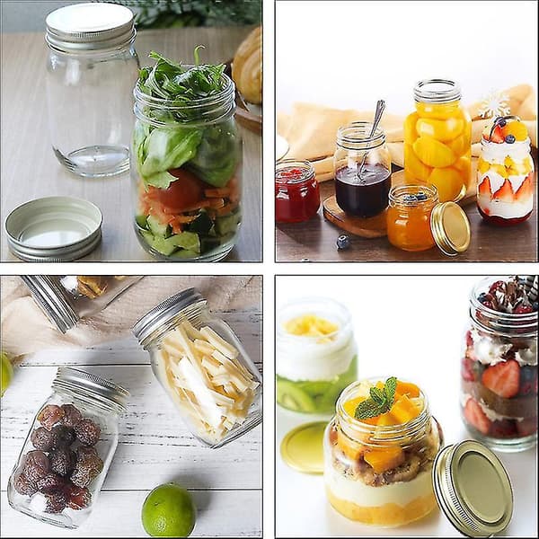 4 st Mason Jar Glasburkar