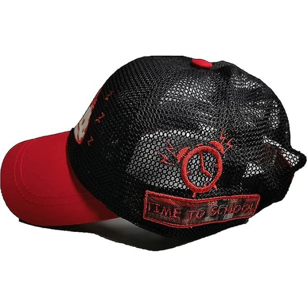 Barn Baseball Cap Sommar Andningsbar Mesh Cap Pojkar Trucker Hat Vit