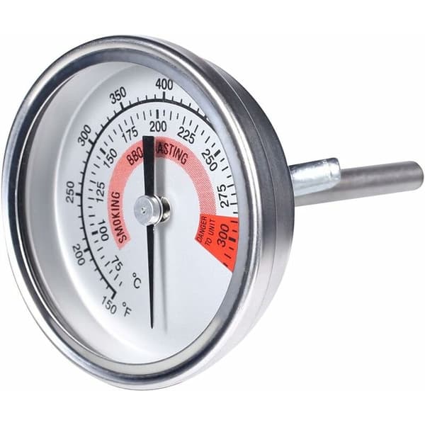 Ovntermometer i rustfrit stål, grillrygertermometer 75℃ til 300℃ og 150℉ til 600℉ (Type B 300°C)