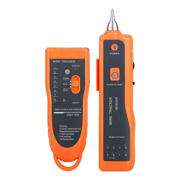 Cable Tester, High Quality and Useful XQ-350 LAN Network Cable Tester, RJ11 RJ45 Line Finder Wire Tracker